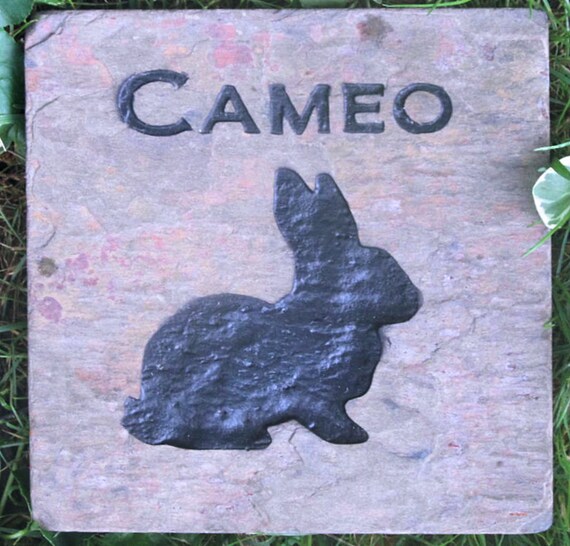 bunny memorial stones