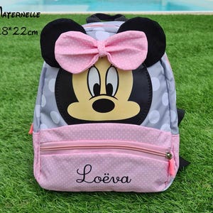 Sac maternelle personnalisé minnie