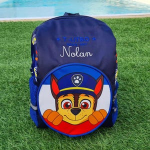 Sac maternelle personnalisé pat patrouille