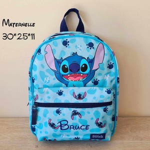 Sac maternelle personnalisé stitch
