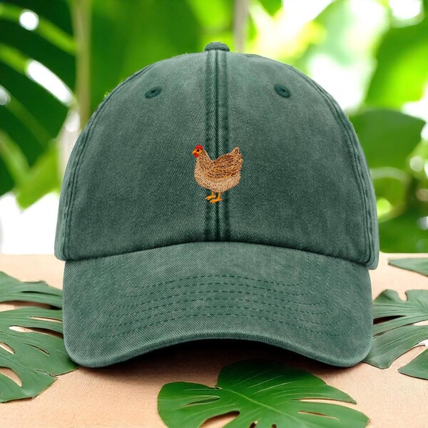 Embroidered Chicken - Etsy