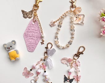 Sanrio beaded keychain