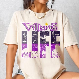 Disney Villains Life Maleficent Ursula Evil Queen Cruella de Vil Shirt, Disneyland WDW Matching Family Shirt, Magic Kingdom, Halloween Witch