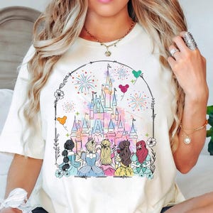 Disney Princess Castle Shirt, Disneyland Castle Best Friends Gift, WDW Girls Trip Shirts, Disney World Vacation Sweatshirt, Gift For Girls