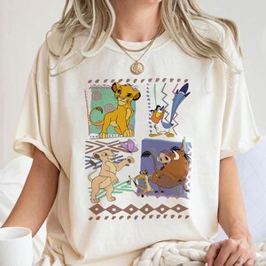 Retro 90s Disney Lion King Simba And Timon Comfort Colors Shirt, Vintage Lion King Shirt, Hakuna Matata Retro Shirt, Disney Family Shirt