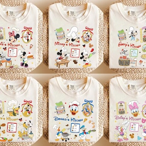 Disney Chef Shirt, Pluto’s Kitchen Shirt, Mickey & Friends Cooking Shirt, Disney Character Kitchen Tee, Disney Cooking Outfit, Matching Tee