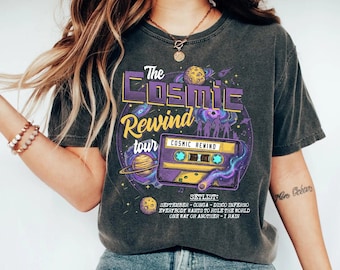 Guardians of the Galaxy Cosmic Rewind Tour Shirt, Epcot Disney Trip Matching Shirt, Cosmic Rewind Set List Tee, Guardians Disney World Tee