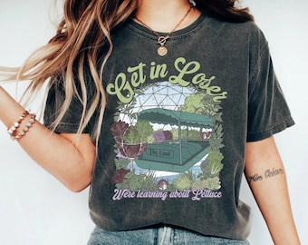 Camiseta retro con colores cómodos inspirada en Epcot, camiseta del parque temático Get in Loser, sudadera a juego para vacaciones familiares, camiseta para grupos de Disney Trip