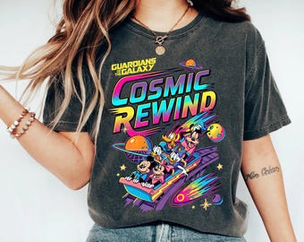 Retro Guardians Of The Galaxy Cosmic Rewind Shirt, Mickey and Friends Disney Ride Shirt, Disney Family Trip 2026 Tee, Disney Vacation Shirts