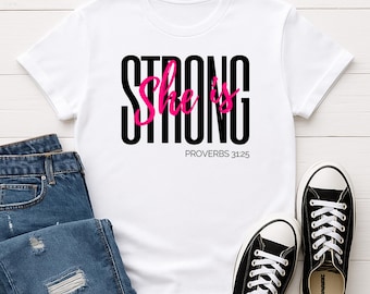 She is STRONG Adult Gildan Graphic T-Shirt