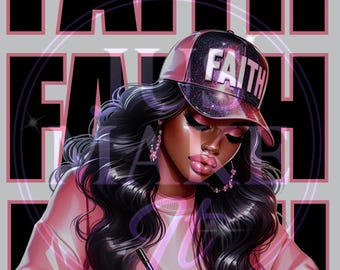 A5 Journal Wrap Black Girl PNG Bundle Digital Download Transparent