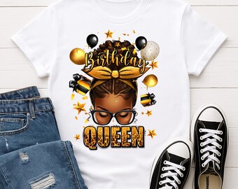 Birthday Queen Adult Short Sleeve Graphic T-Shirt - Gildan
