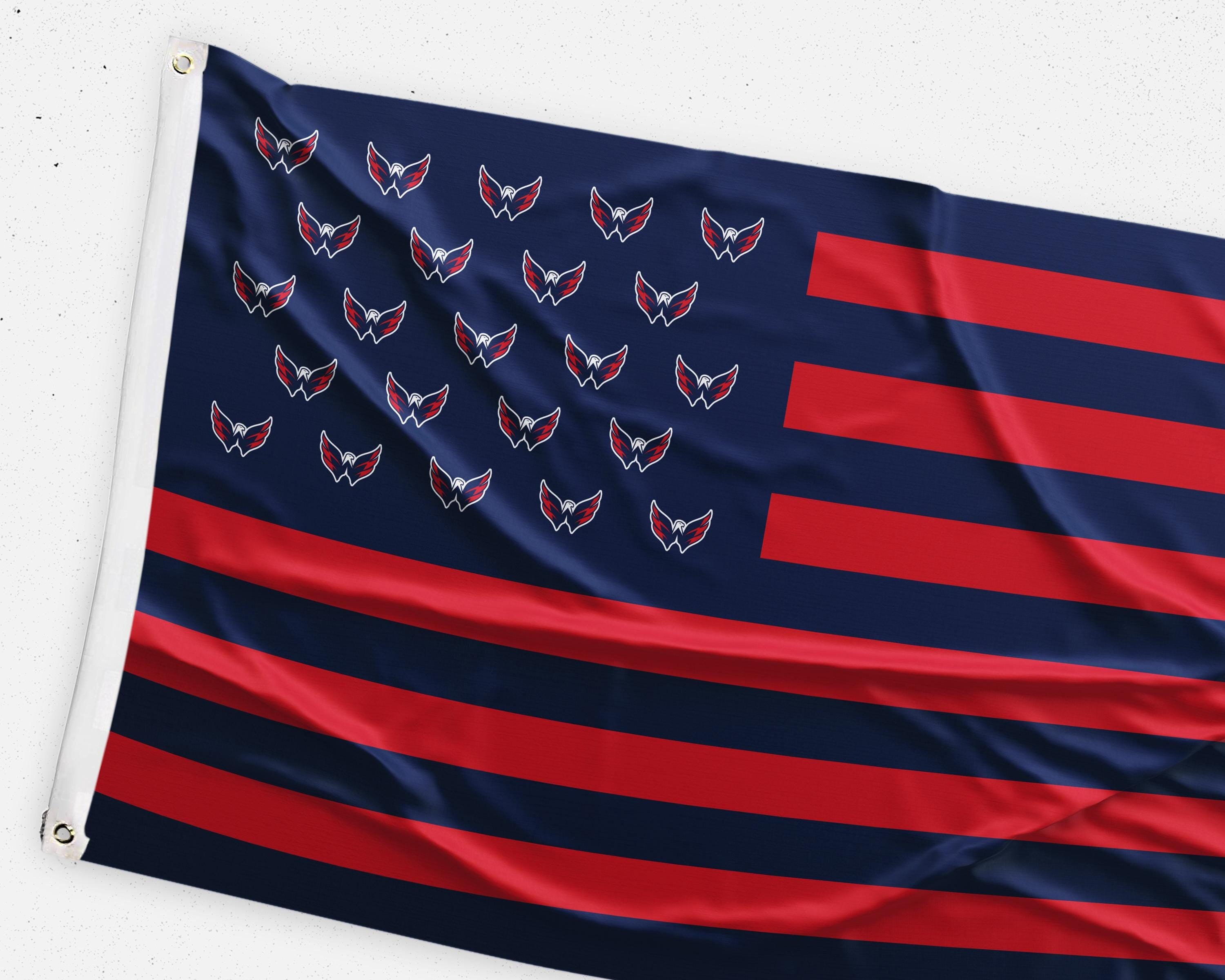 Washington Capitals 3x5 Ft Banner Flag – Hockey Grommets, New