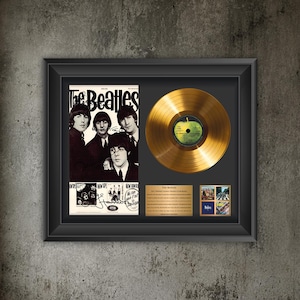 Beatles Gold Record - Etsy