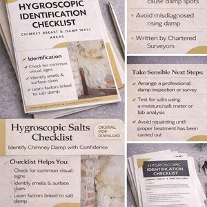 Hygroscopic Salts in Chimneys Checklist | Chimney Damp Identification Guide for UK Homes