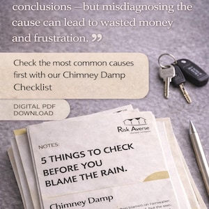 Chimney Damp Checklist | 5 Things to Check Before You Blame the Rain (UK Homes)