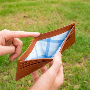 Cartera de lujo GOLF en color coñac: regalo de cuero de primera calidad para los entusiastas del golf