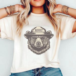 Comfort Colors® Smokey the Bear Shirt Resist Shirt National Parks Shirt National Forest Shirt Anti Trump Shirt Protest Shirt Support Parks