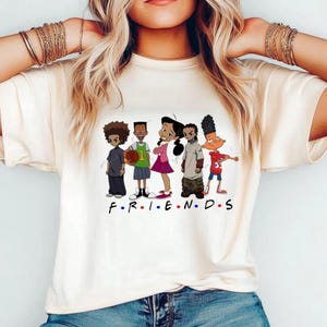 Schwarze Zeichentrickfiguren Shirt, BLM T-shirt, Schwarze Kultur Shirt, Schwarzes Shirt, Magie Shirt, Freiheit Shirt, Nostalgische Cartoo