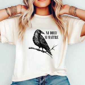 Anti-Authoritarian Shirt, Comfort Colors Ni Dieu Ni Maître, No God No Master, Anti Trump Shirt, Leftist Protest Shirt, Anarchist T-shirt