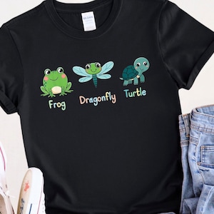 FDT Frog Dragonfly Turtle T-Shirt, Funny Political Shirt, Liberal Turtle Tee, Subtle Anti Maga Resistance Shirt, Anti Protest Shirt