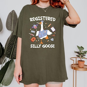 Comfort colors,Nurse Silly Goose shirt, Nursing Student Shirt, Nurse Shirt Nurse Gift, Nurse Appreciation Shirt, Pediatric Nurse, Pıcu nurse