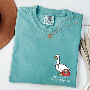 Emergency Department Nurse Shirt, Comfort Colors,Silly Goose Emergency Nurse T Shirt, ER Shirt, Funny Nurse Gift, Emergency Room Nurse Tee