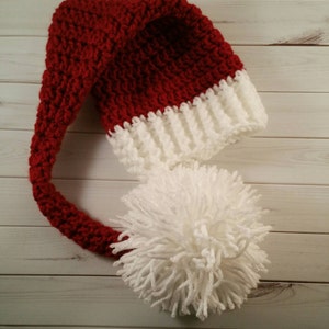 Baby Santa Hat baby to adult sizes image 1