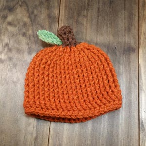 Crochet Pumpkin Hat, Halloween baby hat, Thanksgiving Costume