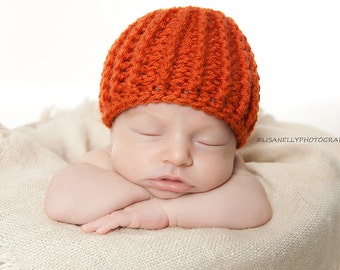 Kids Hat, boys crochet hat, halloween crochet hat, baby girl fall hat, newborn hats, newborn photo prop crochet newborn, Fall hat