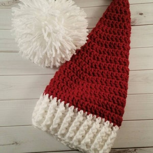 Baby Santa Hat baby to adult sizes image 4