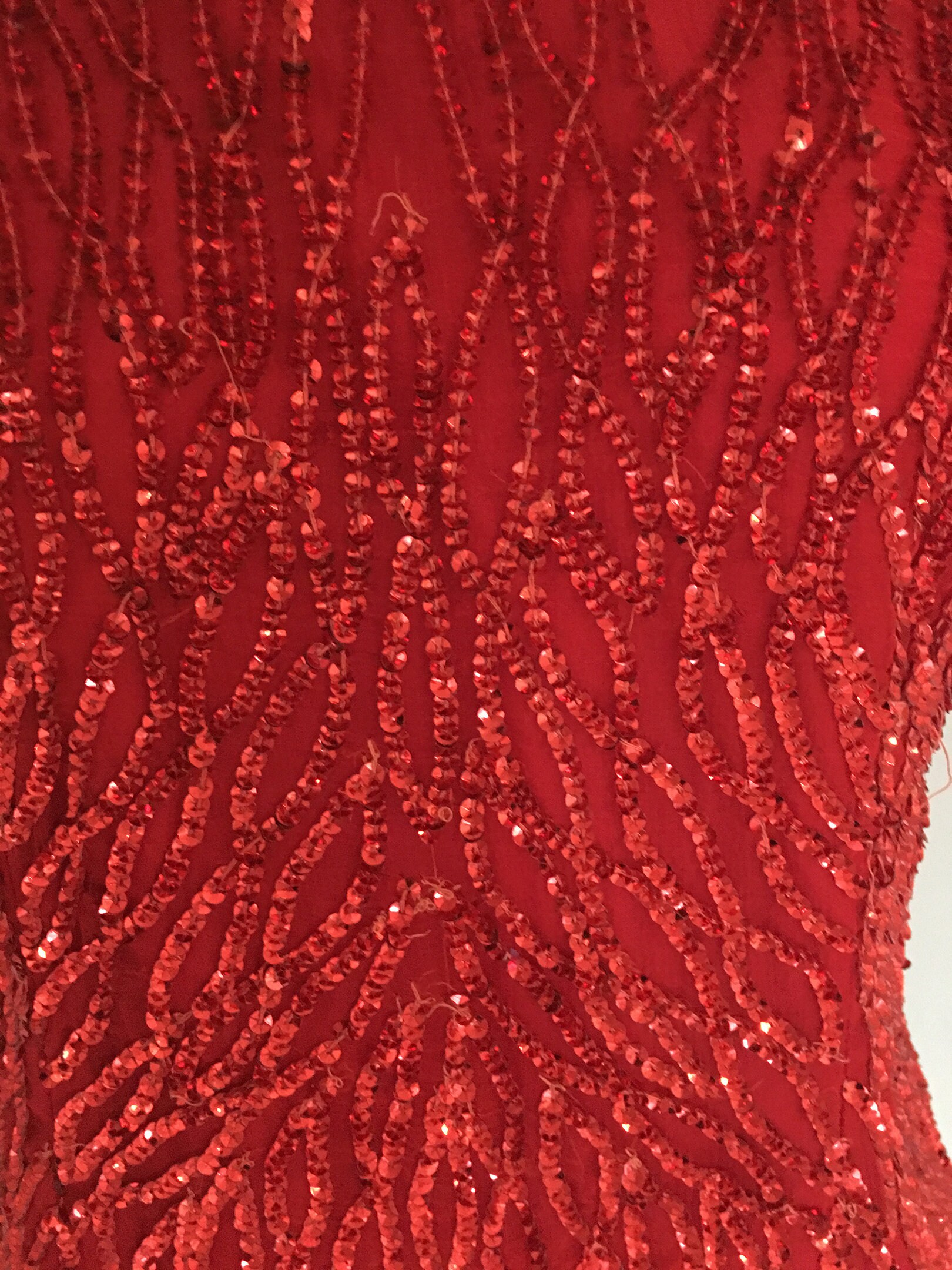 1980s vintage Stenay sequin/bead silk disco dress. Cocktail | Etsy