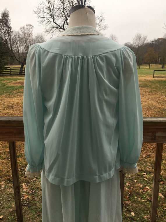 1950s vintage Artemis peignoir set. Baby blue. Ny… - image 9