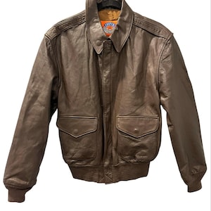 Cooper Leather Jacket Vintage - Etsy