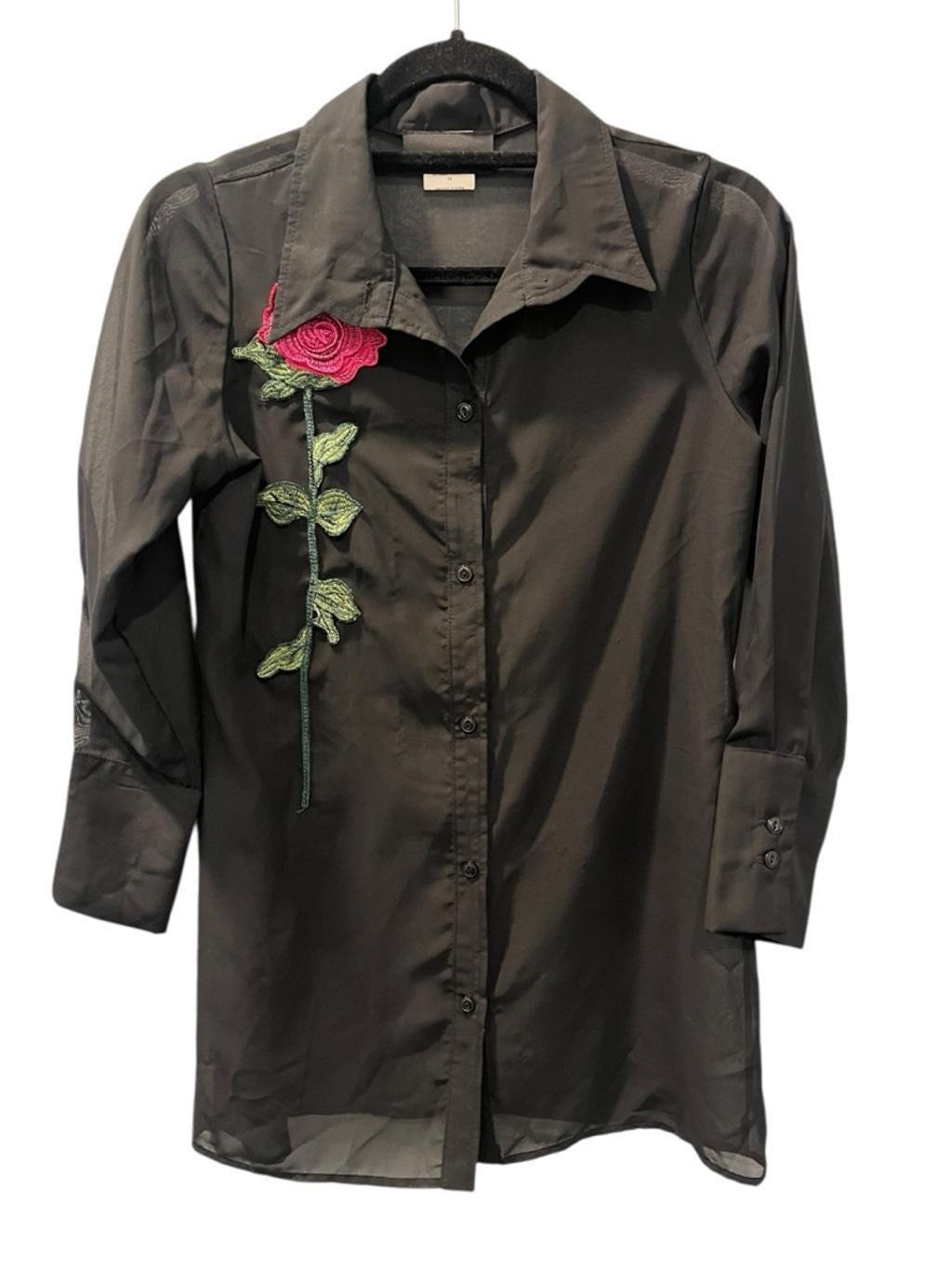 1990s Sheer Shirt - Etsy