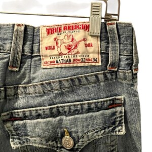 Vintage True Religion Jeans, Nathan Super T Style, Size 32, Made in USA image 7
