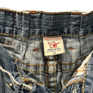 Vintage True Religion Jeans, Nathan Super T Style, Size 32, Made in USA image 4