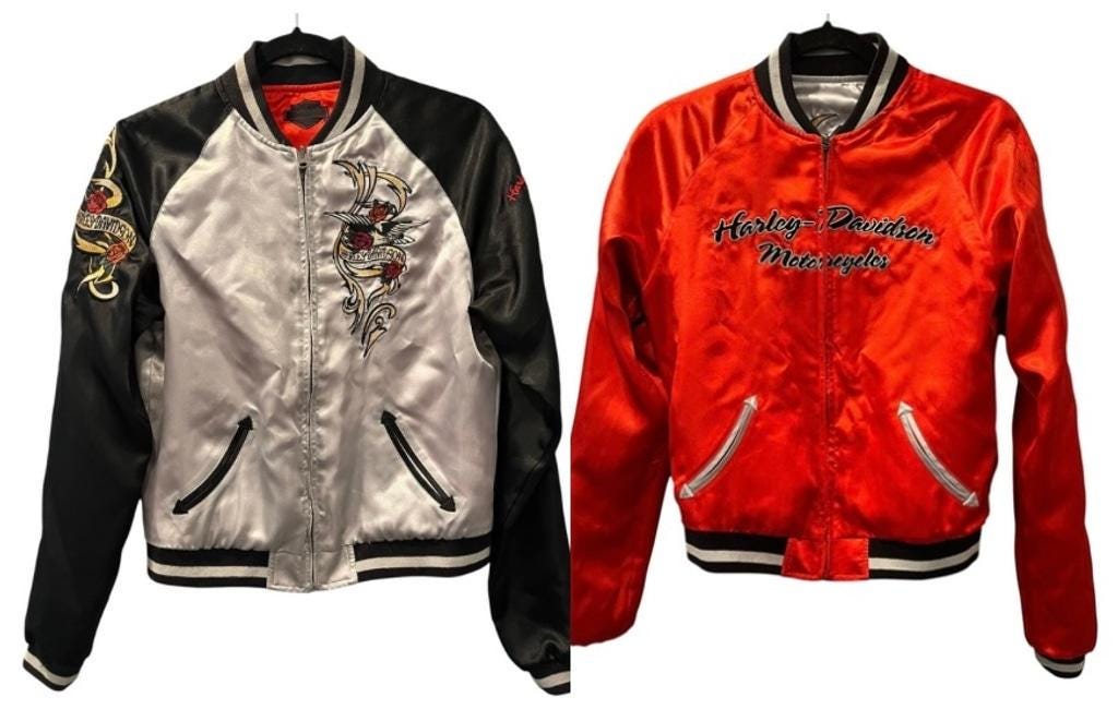 Harley Davidson Bomber Jacket - Etsy