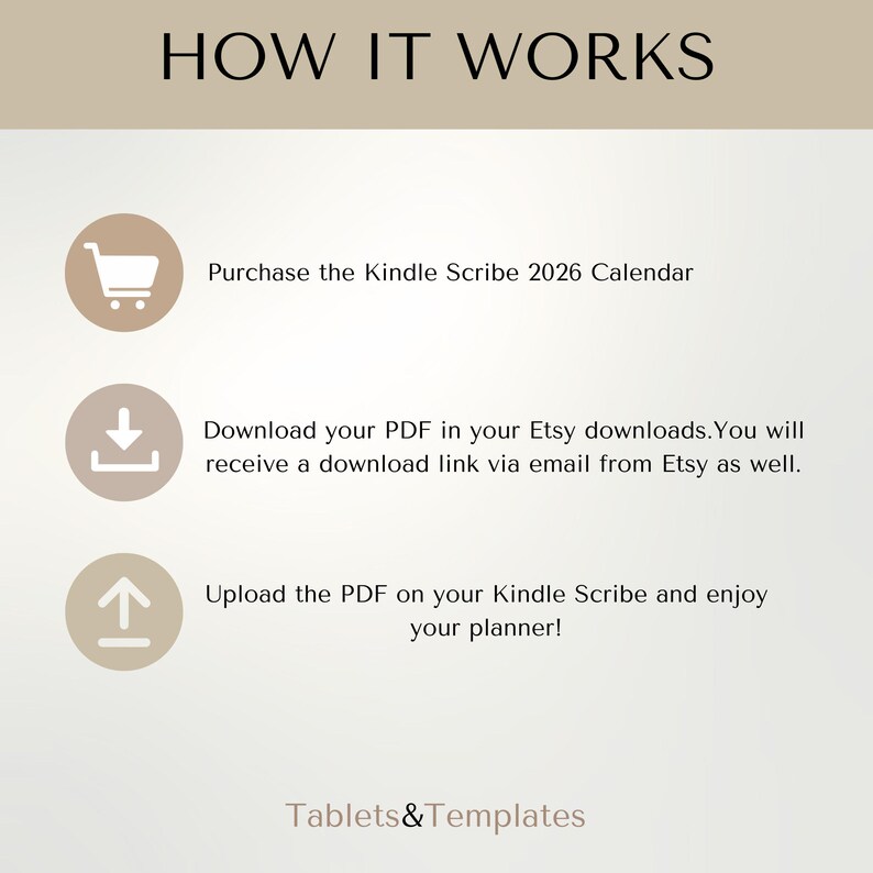 Kindle Scribe 2026 Hyperlinked Planner PDF | Clickable Digital Calendar ...