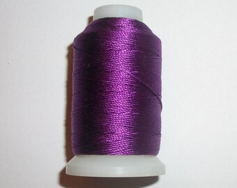 Purely silk thread Plum 1 spool or card