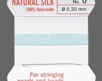 Natural Silk Thread, 0.2mm | Kernowcraft