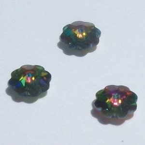 Crystal Passions Beads SPACER style 3700  Beads VITRAIL great for layering, marguerite lochrose, flowers Available in 6mm, 8mm, 10mm 12mm