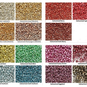11/0 Duracoat Seed Beads Miyuki Delica DURACOAT round glass seed beads for jewelry making -- All Opaque -  5 grams approximately 1000 beads