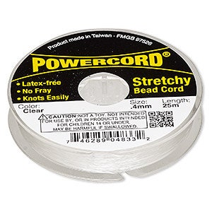 Elastic Floss Stretchy Cord · 0.5mm · 60m (196ft)