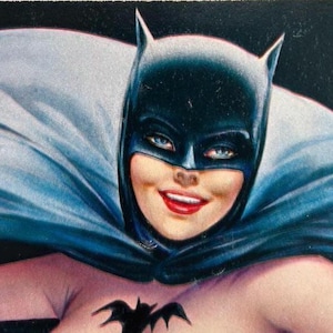 1966 Alberto Vargas Playboy Sexy Pinup Bat Woman Print A548