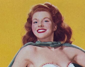 1950&#39;s single page pantyhose stockings Pinup Print A009