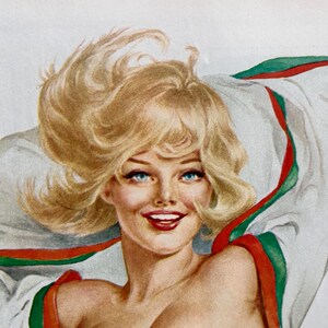 1967 Alberto Vargas Playboy Sexy Pinup Print V040