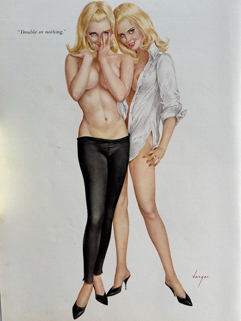 1967 Alberto Vargas Playboy Sexy Pinup Print V036 - Etsy