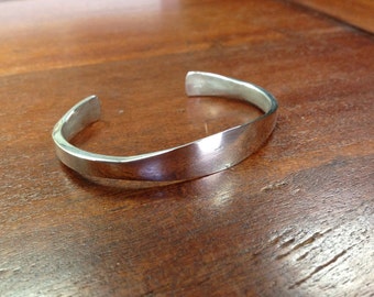 Mens Sterling Silver Mona Bracelet