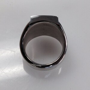 Men's Black Onyx Heavy Sterling Silver Ring - Etsy
